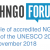 ICH NGO Forum’s Symposium on 25th November 2018