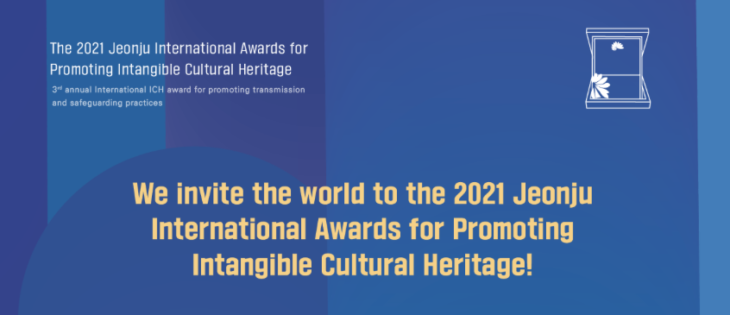 Jeonju International Awards for Promoting ICH – 7th October 2021
