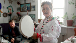 Inuit drum dancing festival