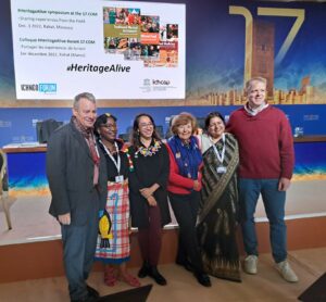 From left: Editor-in-Chief, Eivind Falk, Board member Rachel Gefferie, Price winner Laura Lopez from CIOFF, Magdalena Tovornik from CIOFF, Boardmembers Ananya Bhattacharya and Antoine Gauthier