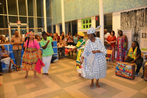 NAKS - Suriname - Performing the Banya dance during educational activities - photo credit Max Lante