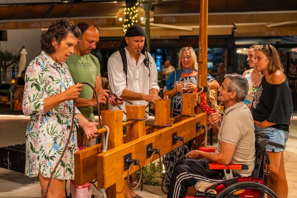 Learning maritime skills @DUBoak maritime heritage interpretation center, Croatia. Photo courtesy: Hrvoje Kosir