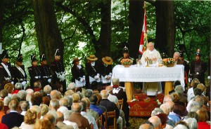 The Sjaasbergergank Open Air Holy Mass Celebration