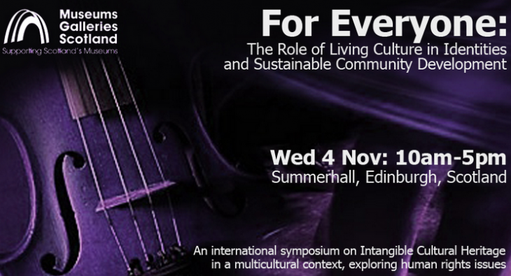 In Edinburgh a Symposium on Intangible Cultural Heritage